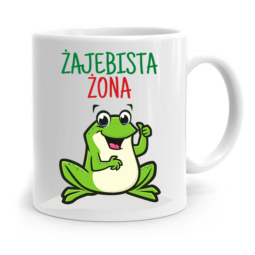 Kubek Prezent Dla Dziewczyny Żajebista Diewczyna Z Nadrukiem Ze Zdjęciem