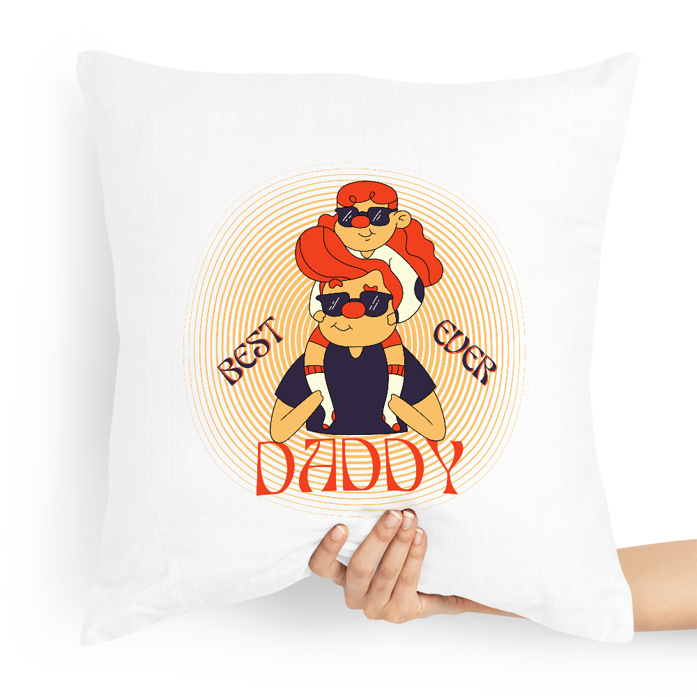 Poduszka Prezent Dla Taty Ojca Best Ever Daddy Z Nadrukiem Ze Zdjęciem