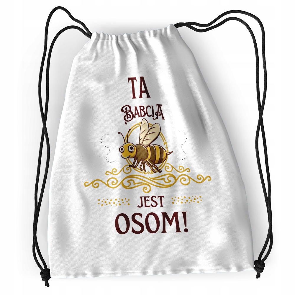 Plecak Dla Babci Sportowy Szkolny Worek Torba Z Nadrukiem Ze Zdjęciem