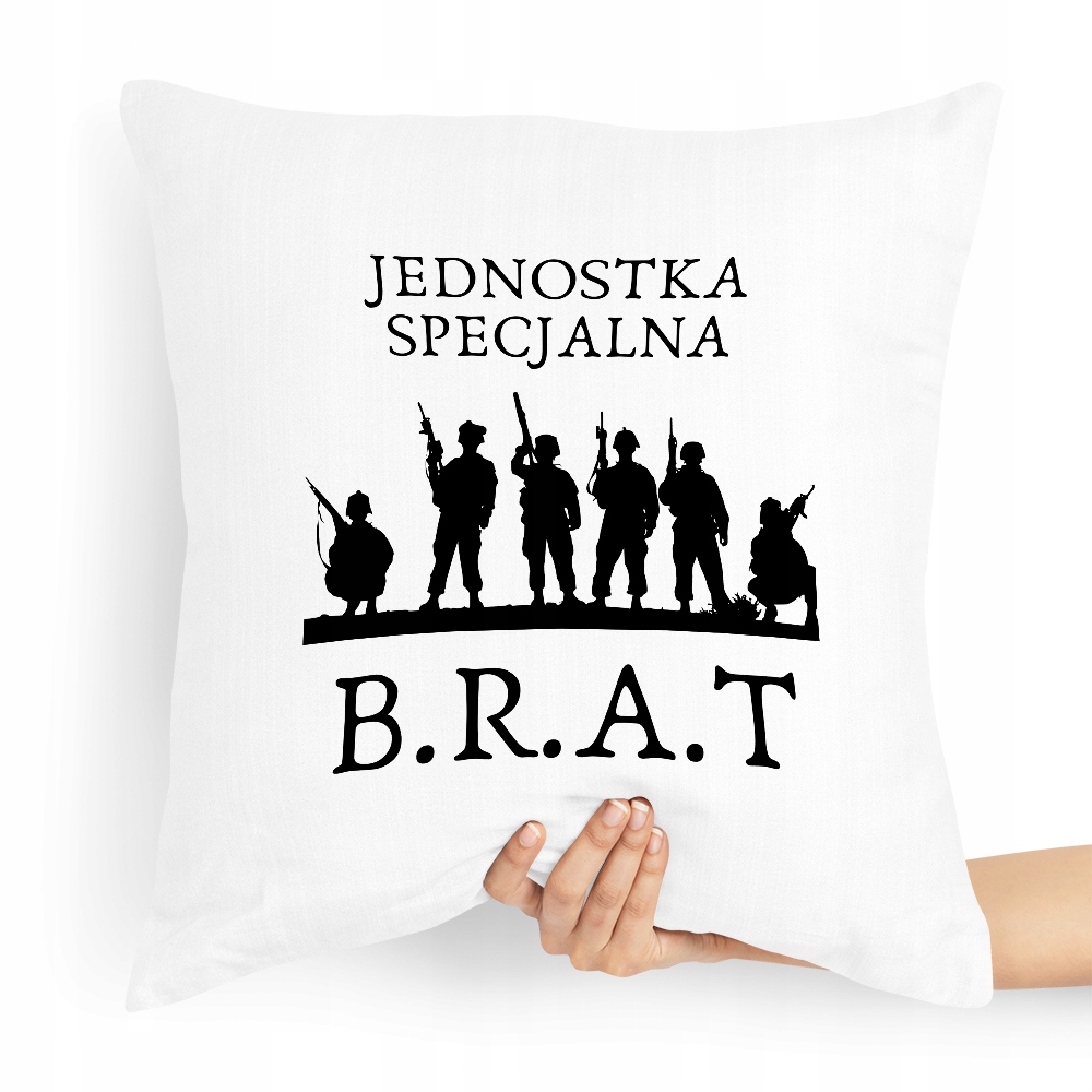Poduszka Prezent Dla Brata Jednostka Specjalna Z Nadrukiem Ze Zdjęciem