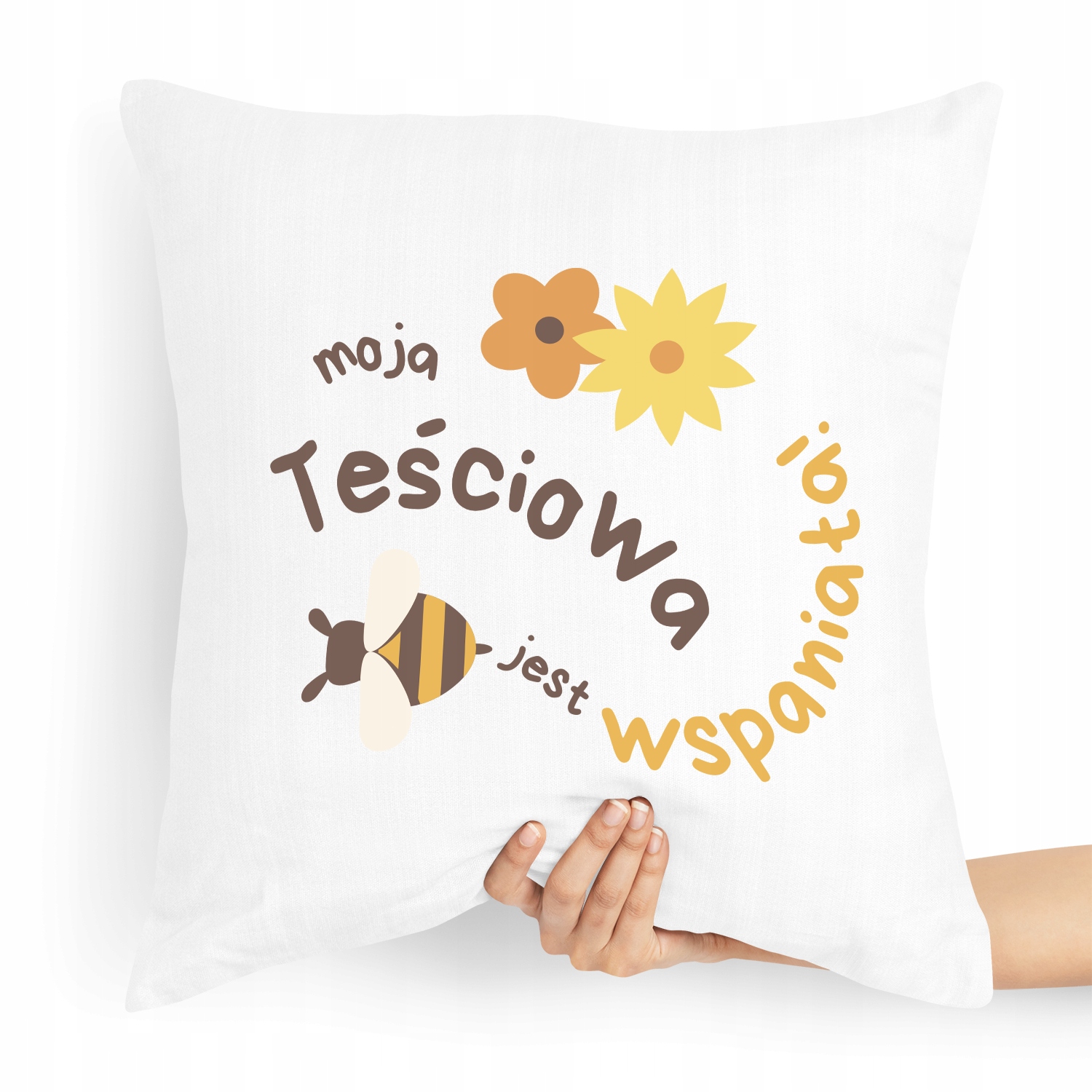 Poduszka Dla Teściowej Moja Teściowa Wspaniała Z Nadrukiem Ze Zdjęciem