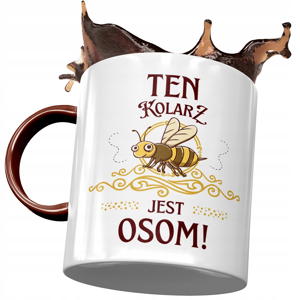 Kubek Bordowy Dla Kolarza Na Prezent Jest Osom! Z Nadrukiem Ze Zdjęciem