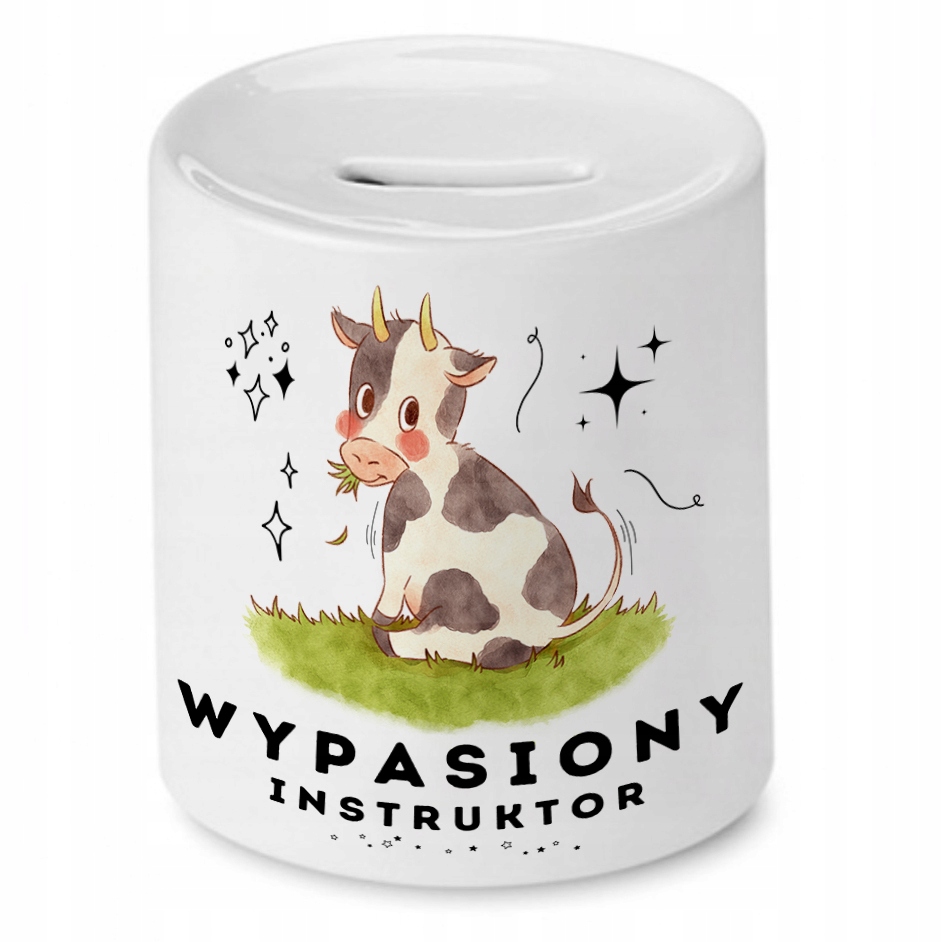 Dla Instruktora Skarbonka Na Urodziny Na Prezent Z Nadrukiem Ze Zdjęciem