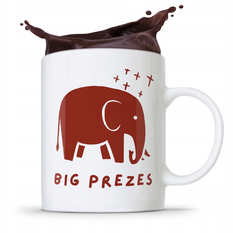 Dla Prezesa Viceprezesa Kubek Big Prezes Prezent Z Nadrukiem Ze Zdjęciem