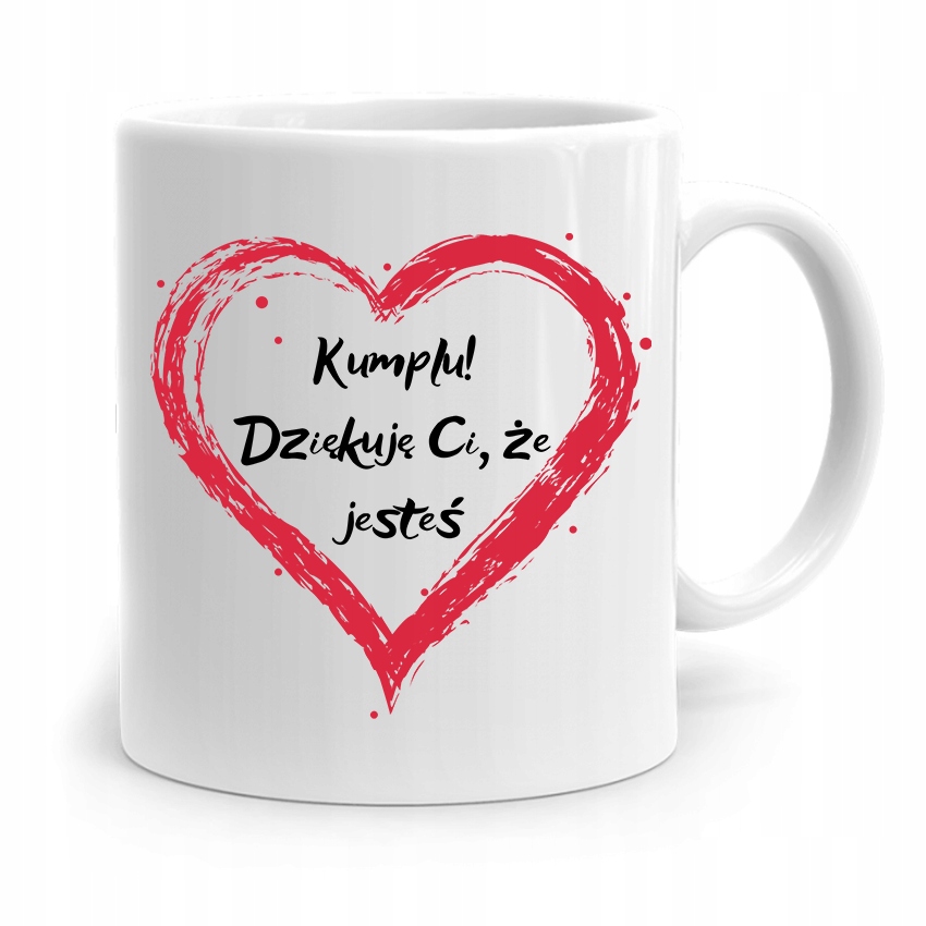 Kubek Prezent Dla Przyjaciela Kumplu Dziękuje Ci! Z Nadrukiem Ze Zdjęciem