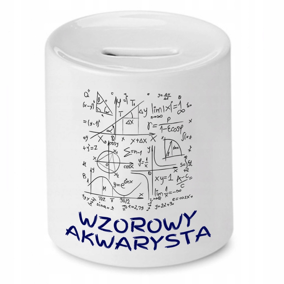 Dla Akwarysty Skarbonka Wzorowy Akwarysta Z Nadrukiem Ze Zdjęciem