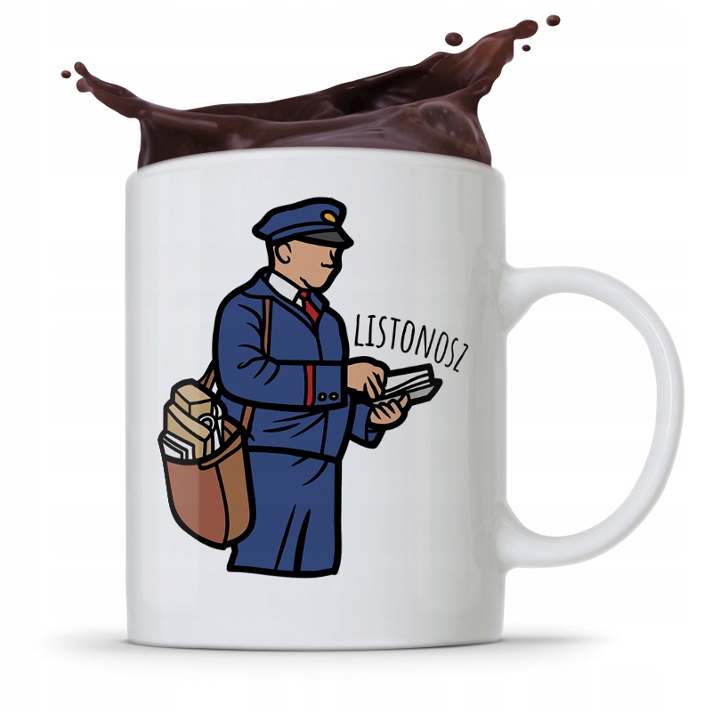 Kubek Prezent Dla Listonosza Najlepszy Listonosz Z Nadrukiem Ze Zdjęciem