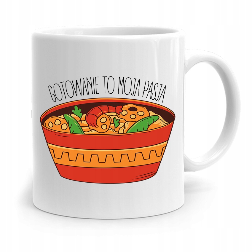 Kubek Prezent Dla Kucharza Gotowanie To Moja Pasja Z Nadrukiem Ze Zdjęciem