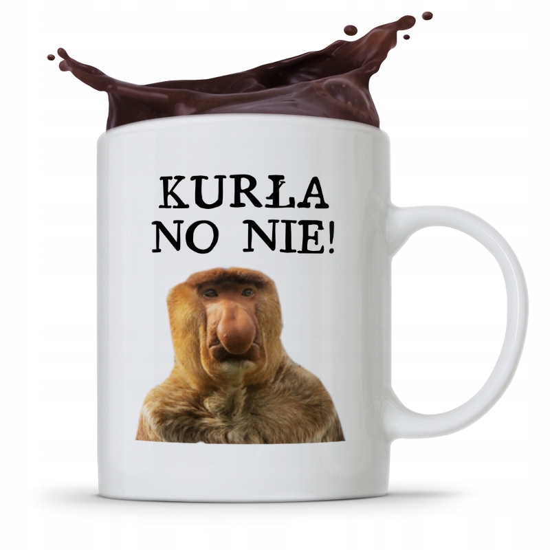 Kubek Śmieszny Janusz Nosacz Kurła No Nie! Prezent Z Nadrukiem Ze Zdjęciem