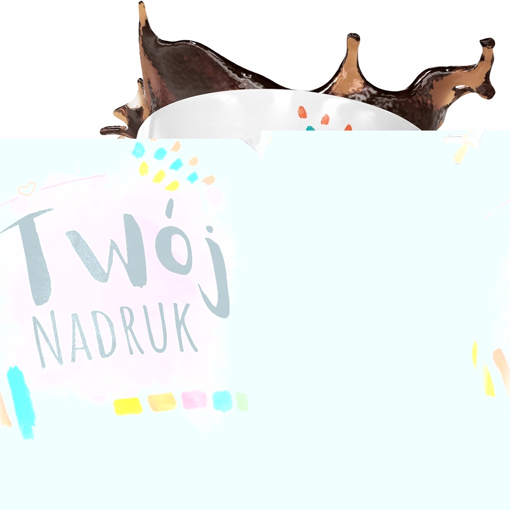 Kubek Błękitny Śmieszny Praca Jest Jak Kurnik Z Nadrukiem Ze Zdjęciem