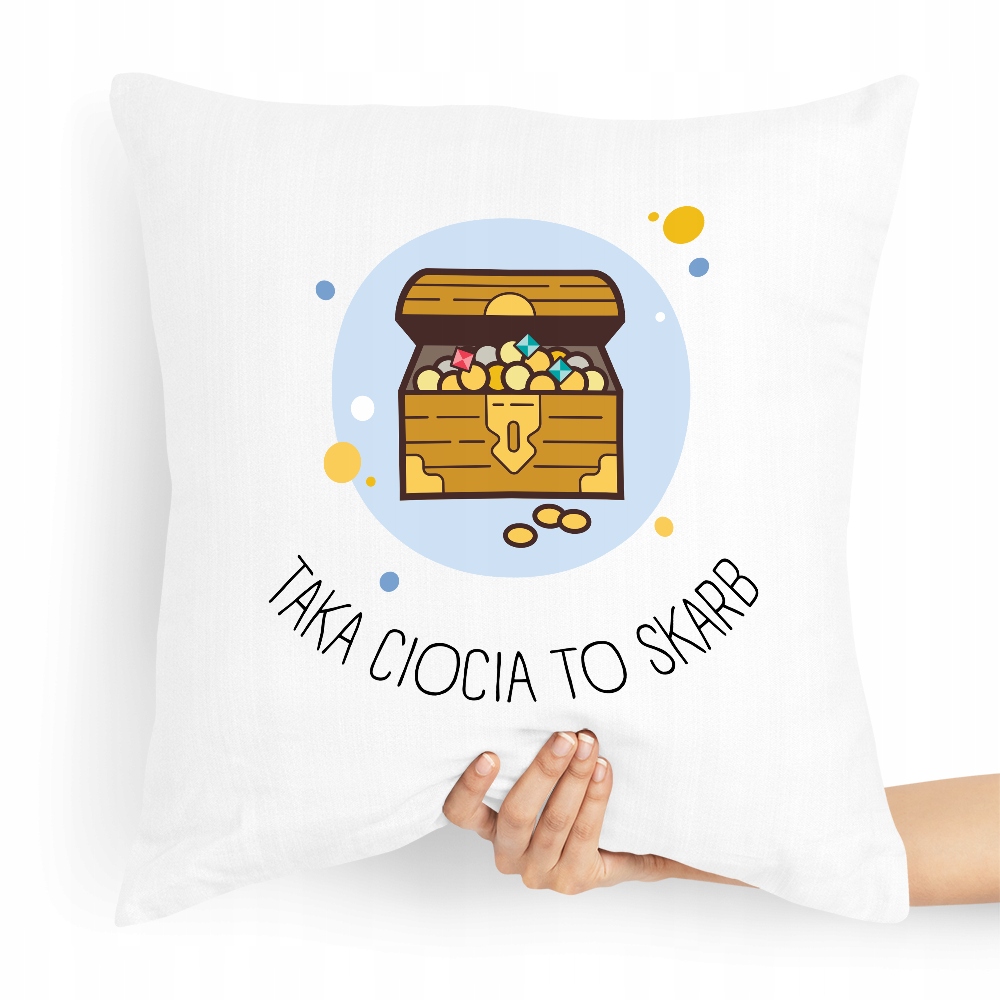 Poduszka Dla Cioci Taka Ciocia To Skarb Prezent Z Nadrukiem Ze Zdjęciem