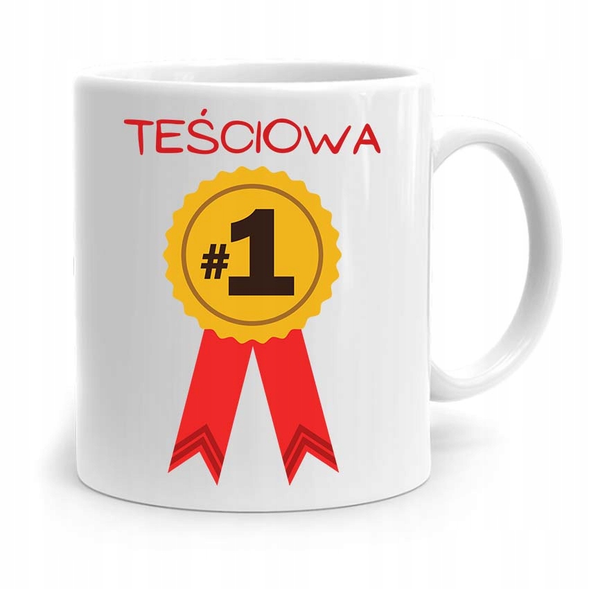 Kubek Prezent Dla Teściowej Teściowa Numer Jeden Z Nadrukiem Ze Zdjęciem