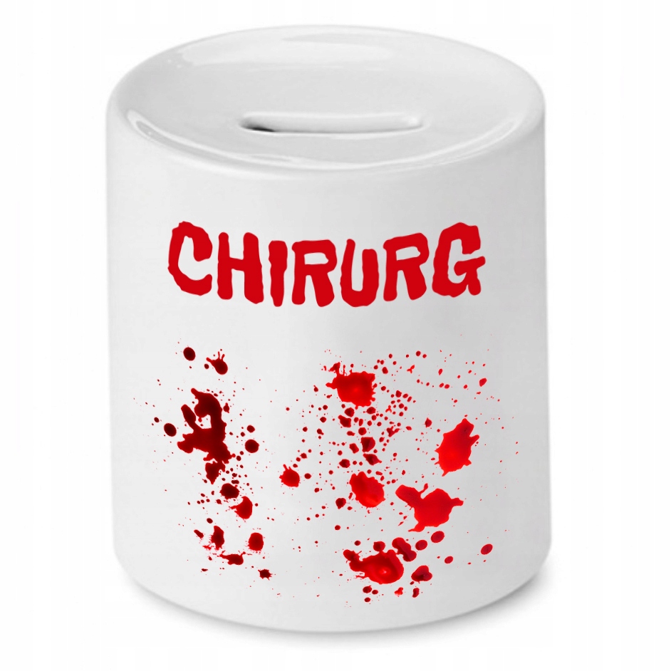 Skarbonka Dla Lekarza Doktora Chirurg Prezent Z Nadrukiem Ze Zdjęciem