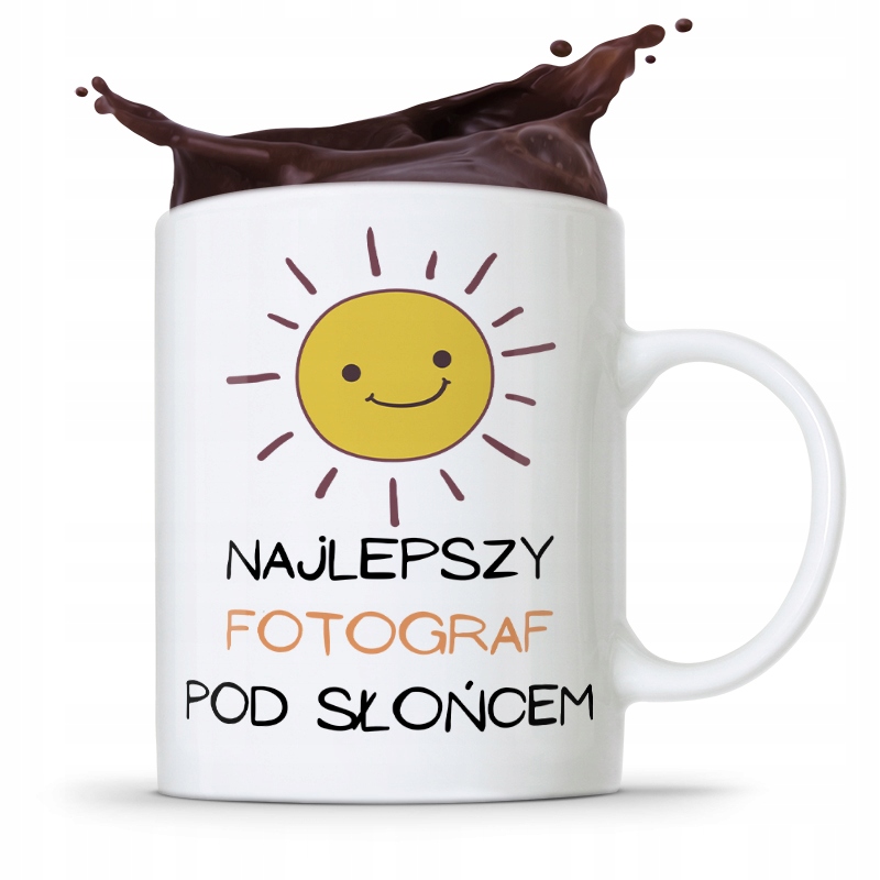 Kubek Dla Fotografa Najlepszy Pod Słońcem Prezent Z Nadrukiem Ze Zdjęciem