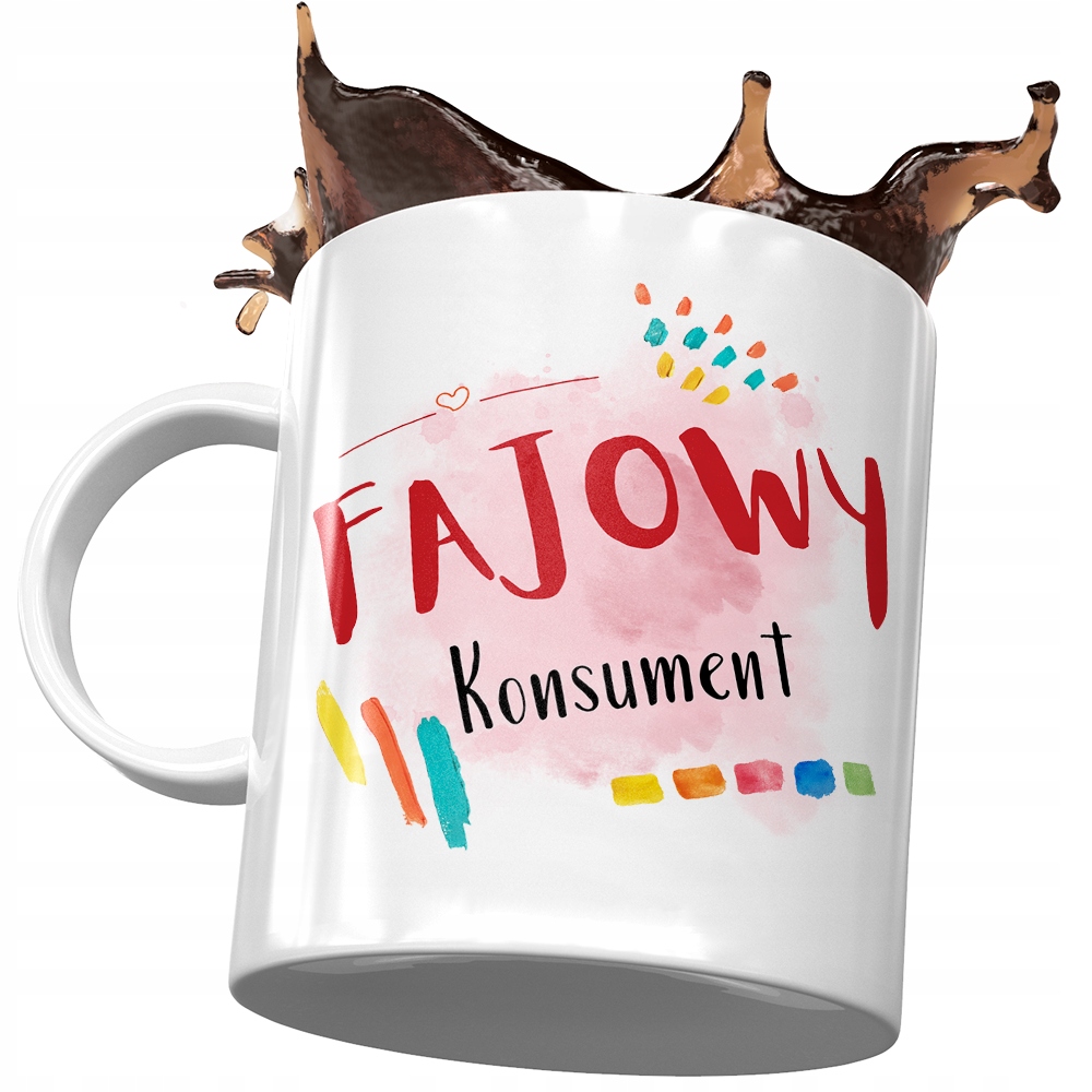 Kubek Dla Konsumenta Fajowy Konsument Na Prezent Z Nadrukiem Ze Zdjęciem