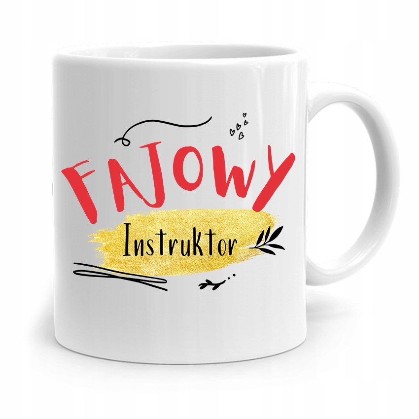 Dla Instruktora Kubek Prezent Fajowy Instruktor Z Nadrukiem Ze Zdjęciem