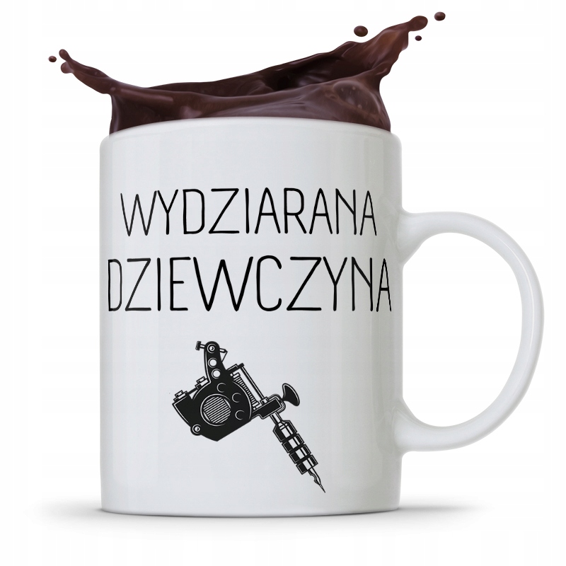 Kubek Prezent Dla Dziewczyny Która Wie Więcej Z Nadrukiem Ze Zdjęciem