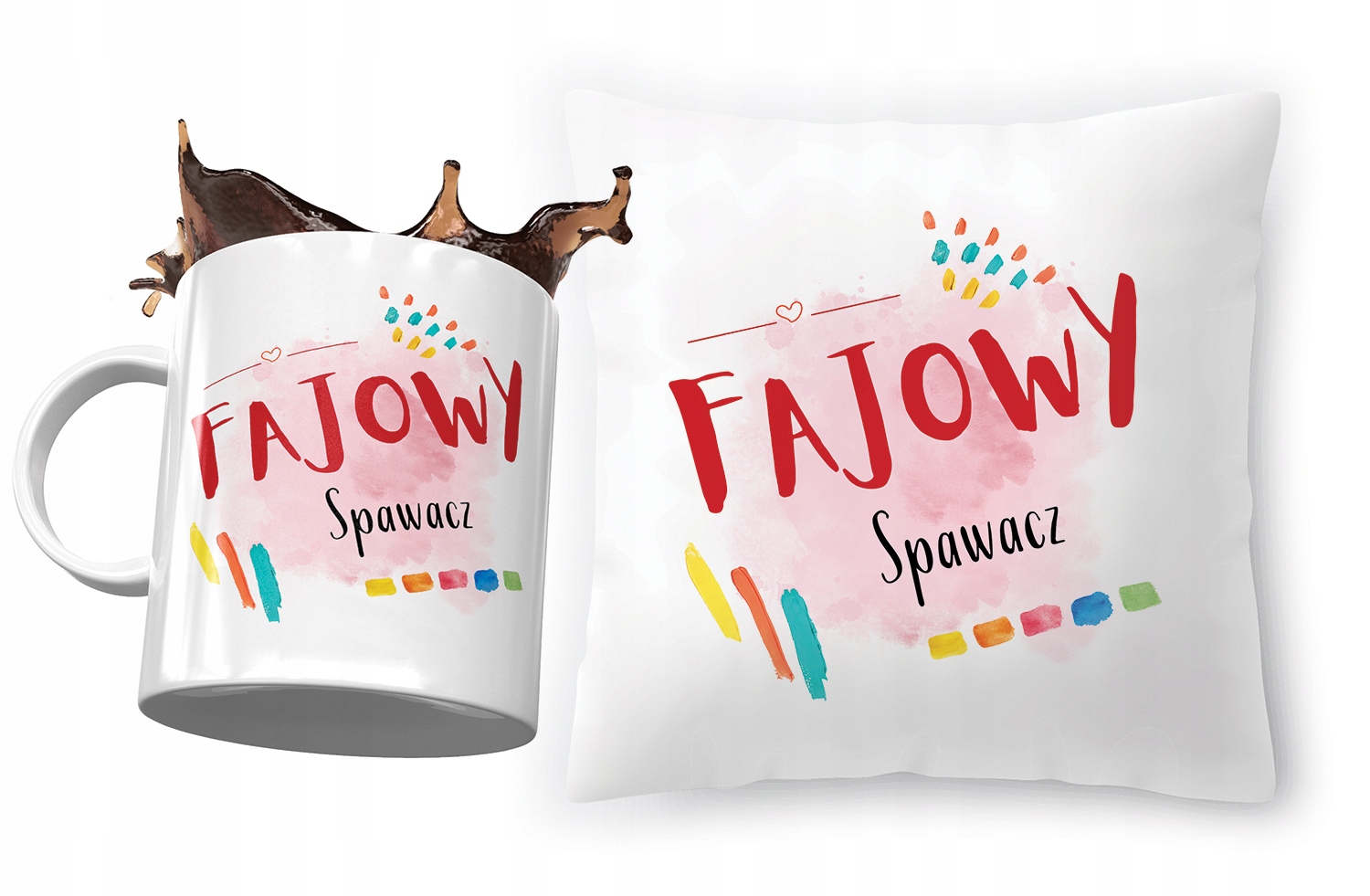 Zestaw Dla Spawacza Poduszka + Kubek Na Prezent Z Nadrukiem Ze Zdjęciem