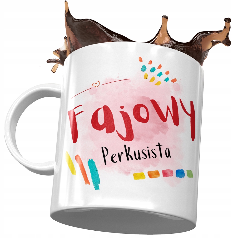 Kubek Dla Perkusisty Fajowy Perkusista Prezent Z Nadrukiem Ze Zdjęciem