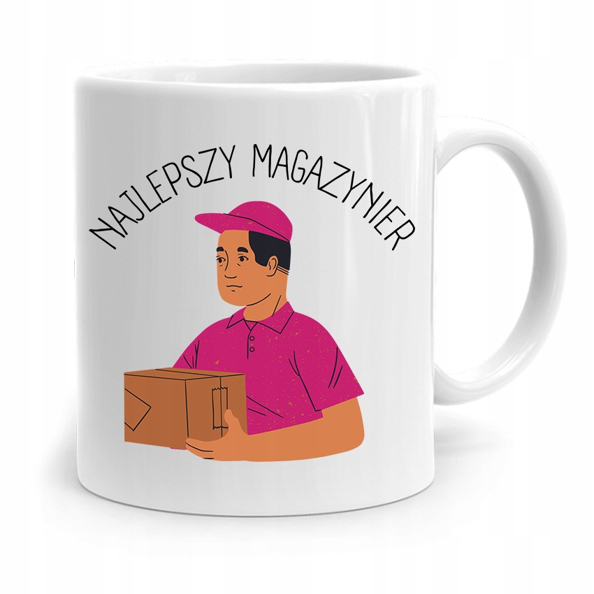 Kubek Prezent Dla Magazyniera Najlepszy Magazynier Z Nadrukiem Ze Zdjęciem