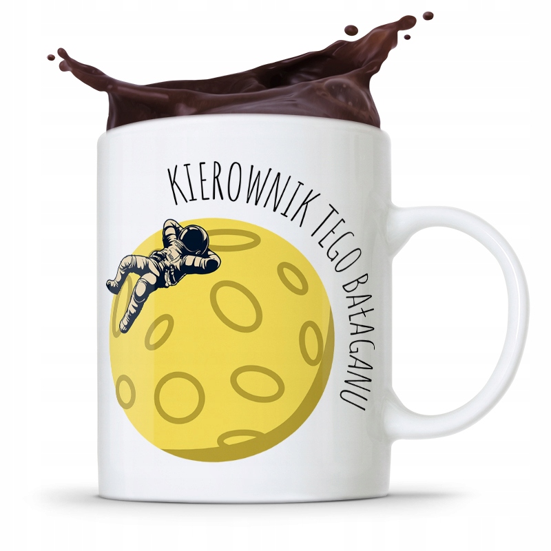 Kubek Prezent Dla Szefa Kierownik Tego Bałaganu Z Nadrukiem Ze Zdjęciem