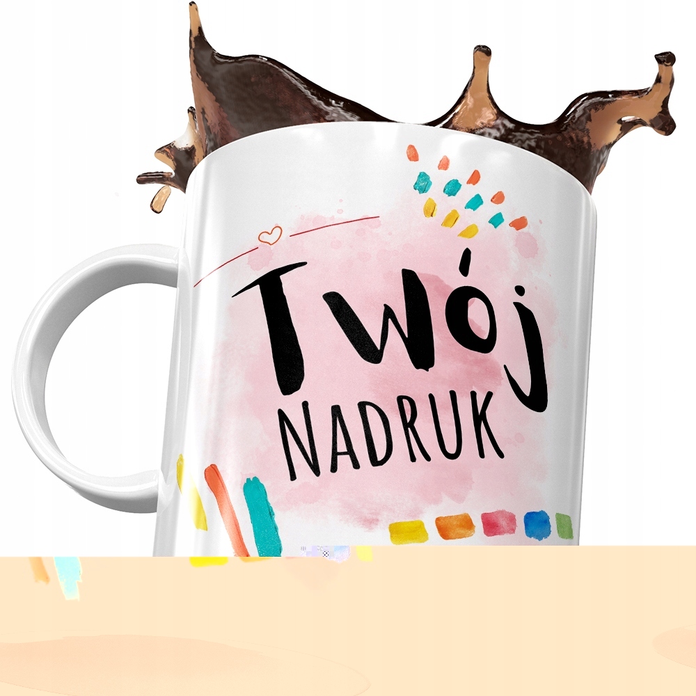 Kubek Pomarańczowy Dla Detalingowca Na Prezent Z Nadrukiem Ze Zdjęciem