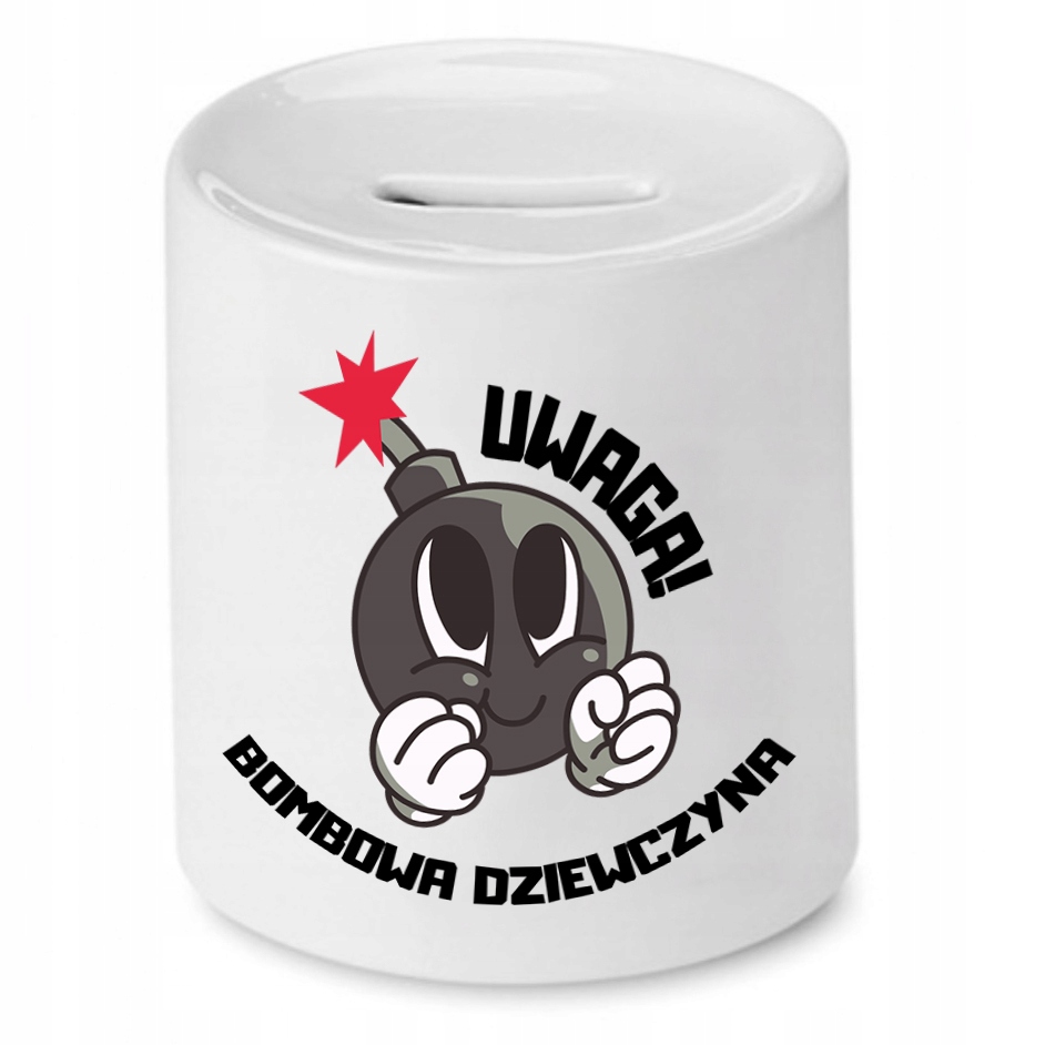 Skarbonka Dla Dziewczyny Bombowa Dziewczyna Z Nadrukiem Ze Zdjęciem