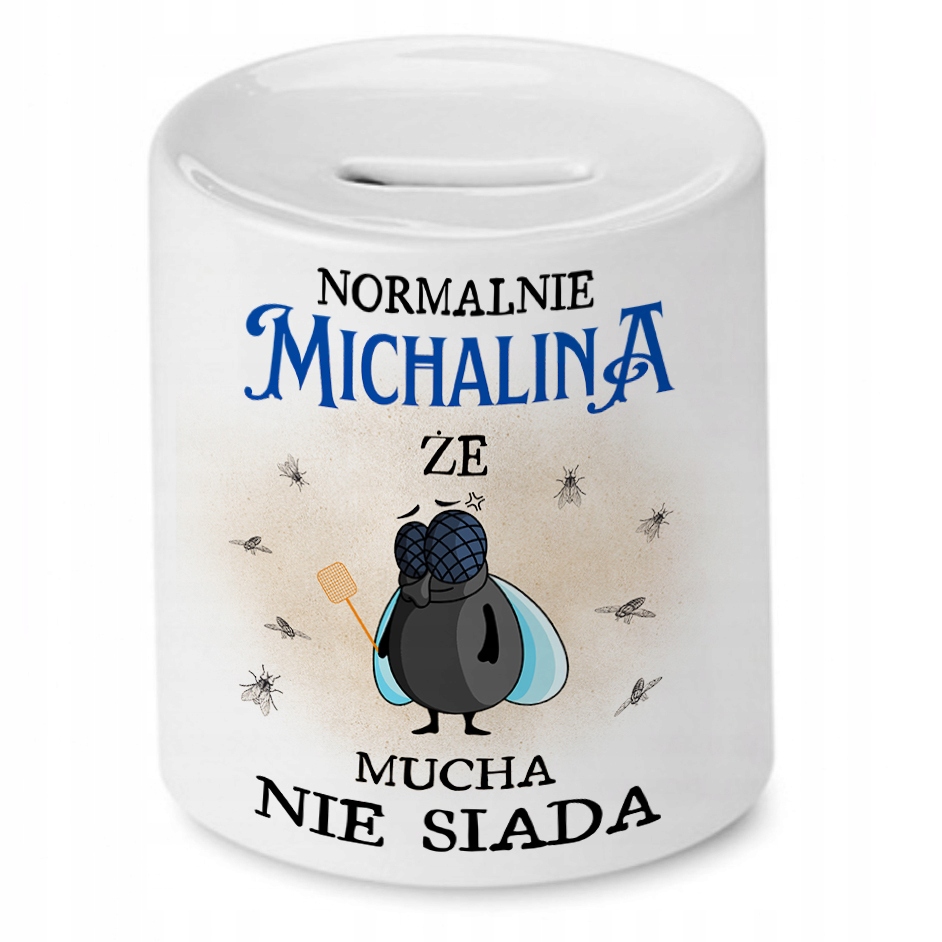 Skarbonka Dla Michaliny Na Urodziny Prezent Z Nadrukiem Ze Zdjęciem