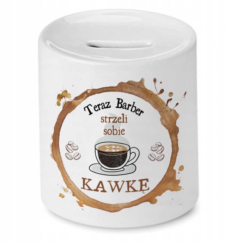 Skarbonka Dla Barbera Idealny Imieniny Prezent Z Nadrukiem Ze Zdjęciem