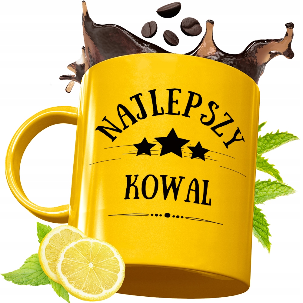 Złoty Kubek Premium Dla Kowala Na Prezent Z Nadrukiem Ze Zdjęciem
