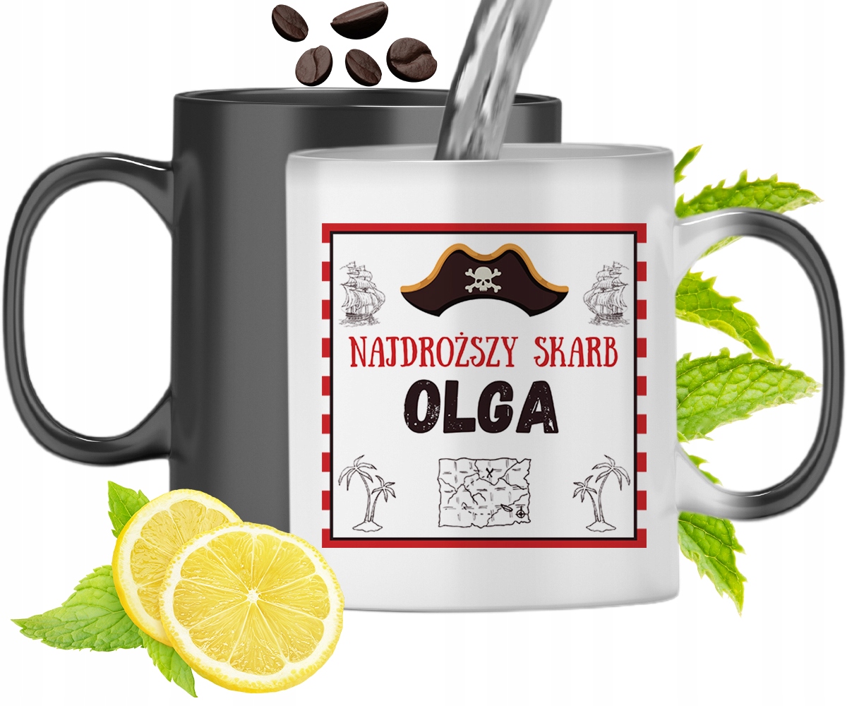 Dla Olgi Kubek Magiczny Córki Dziecka Prezent Z Nadrukiem Ze Zdjęciem