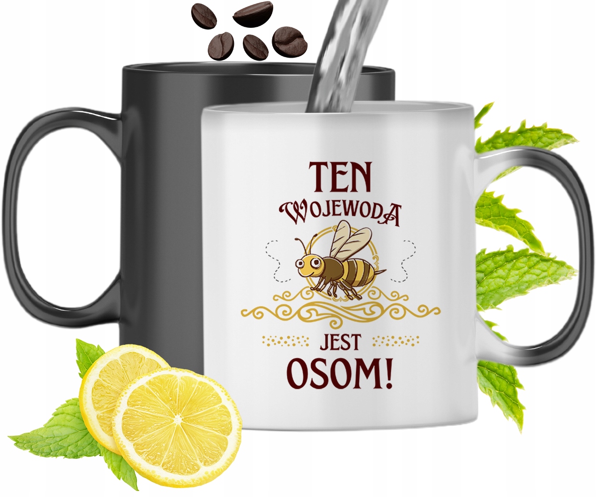 Kubek Magiczny Dla Wojewody Zmieniający Kolor Z Nadrukiem Ze Zdjęciem