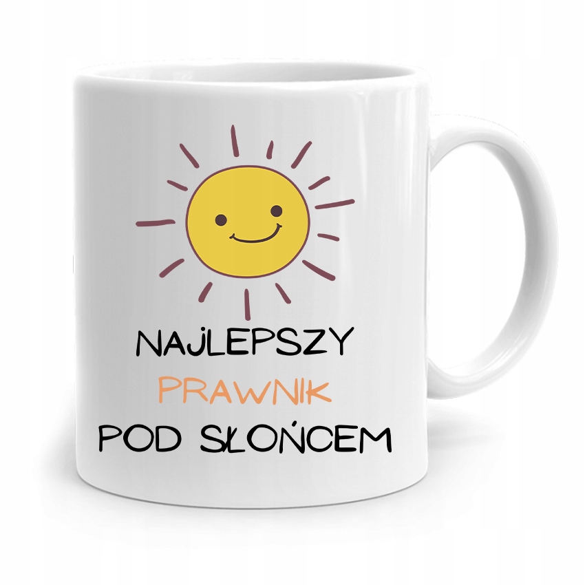 Kubek Dla Prawnika Mecenasa Najlepszy Pod Słońcem Z Nadrukiem Ze Zdjęciem