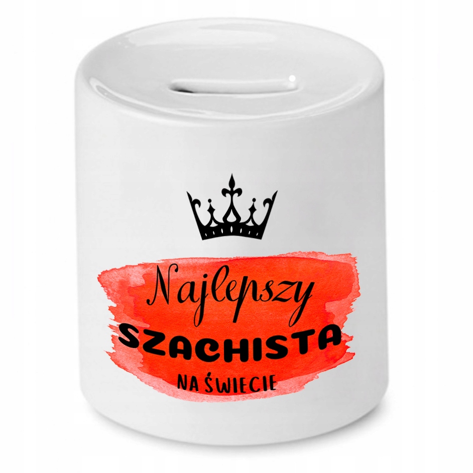 Dla Szachisty Skarbonka Najlepszy Na Świecie Z Nadrukiem Ze Zdjęciem