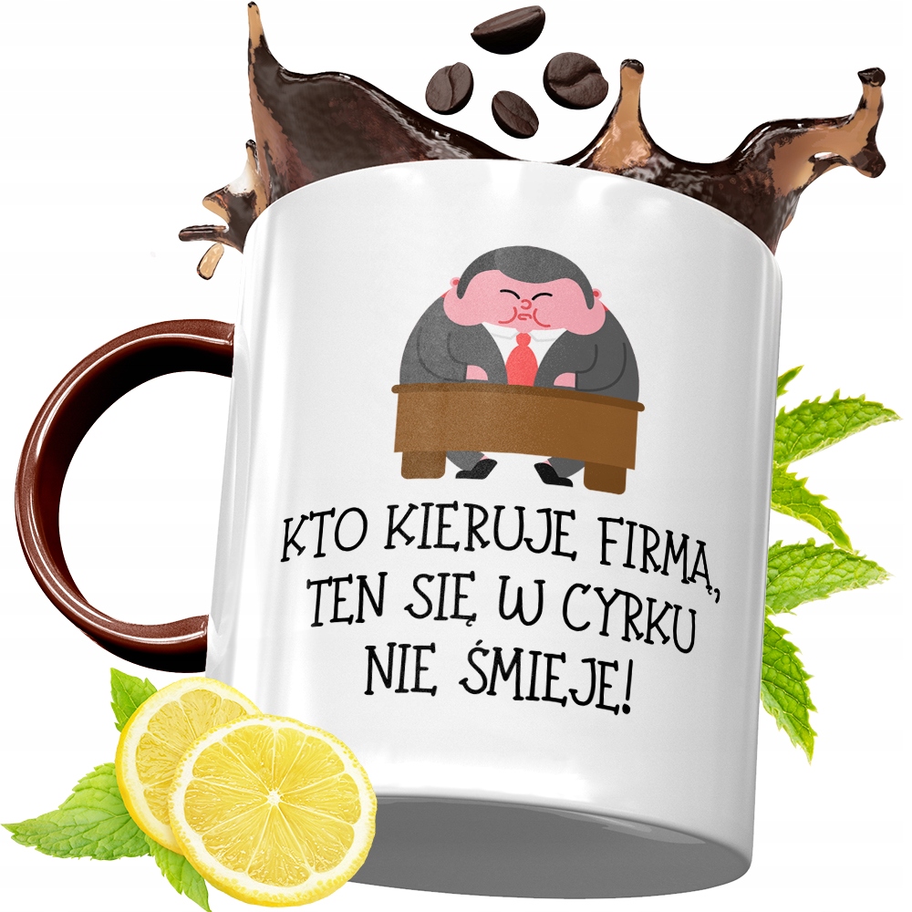 Kubek Bordowy Dla Kierownika Na Urodziny Prezent Z Nadrukiem Ze Zdjęciem