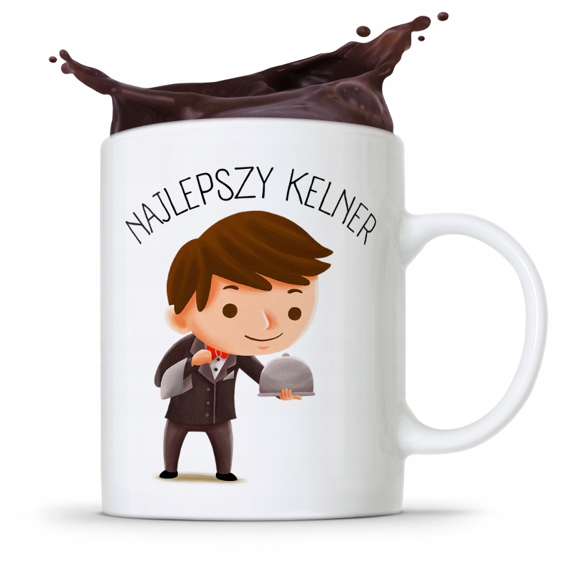 Dla Kelnera Kubek Na Prezent Najlepszy Kelner Z Nadrukiem Ze Zdjęciem