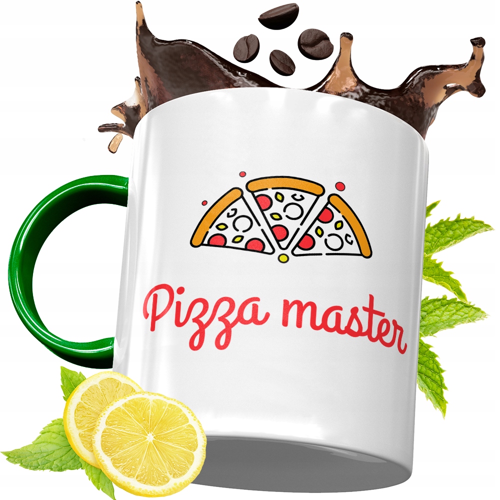 Kubek Zielony Dla Kucharza Idealny Prezent Z Nadrukiem Ze Zdjęciem