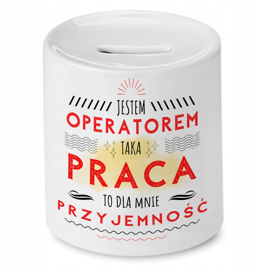 Skarbonka Dla Operatora Na Urodziny Na Prezent Z Nadrukiem Ze Zdjęciem