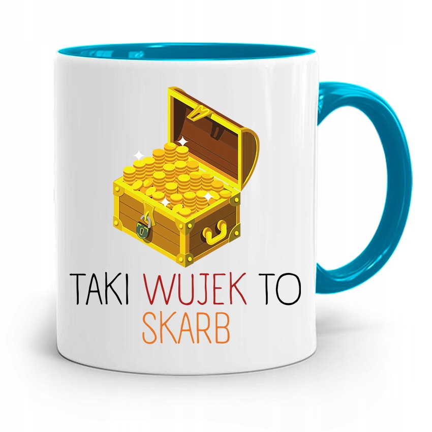 Kubek Błękitny Dla Wujka Taki Wujek To Skarb Z Nadrukiem Ze Zdjęciem