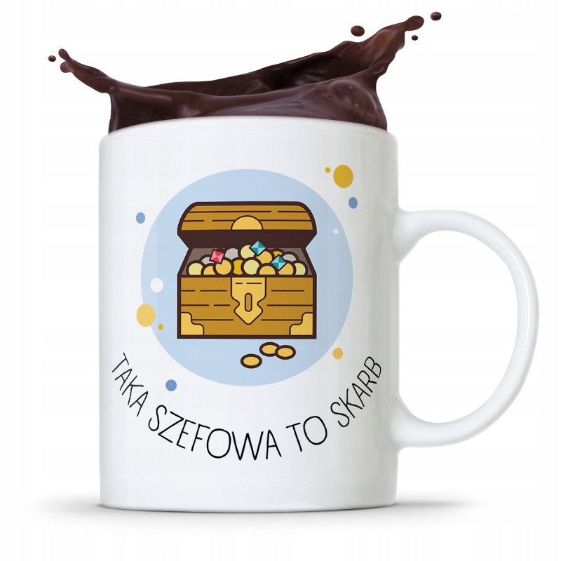 Kubek Prezent Dla Szefowej Taka Szefowa To Skarb Z Nadrukiem Ze Zdjęciem