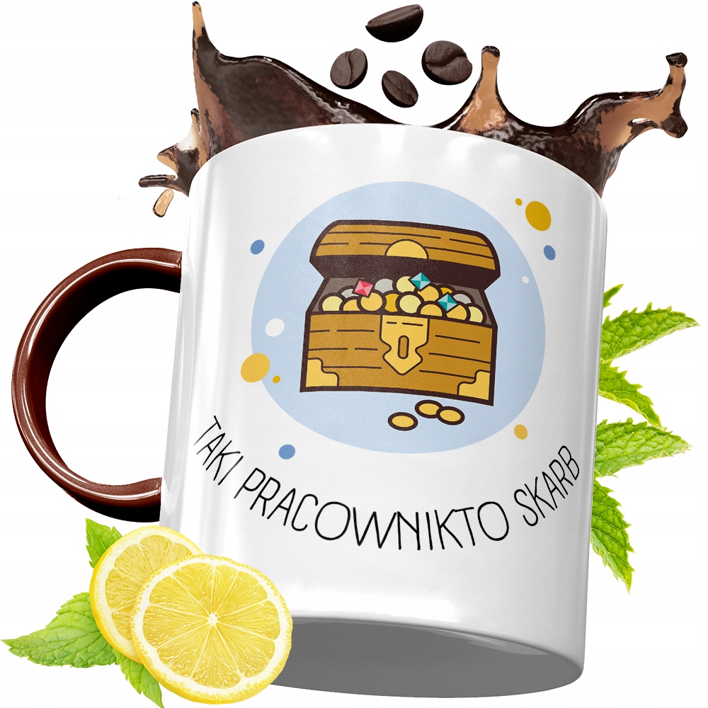 Kubek Bordowy Dla Pracownika Na Urodziny Prezent Z Nadrukiem Ze Zdjęciem