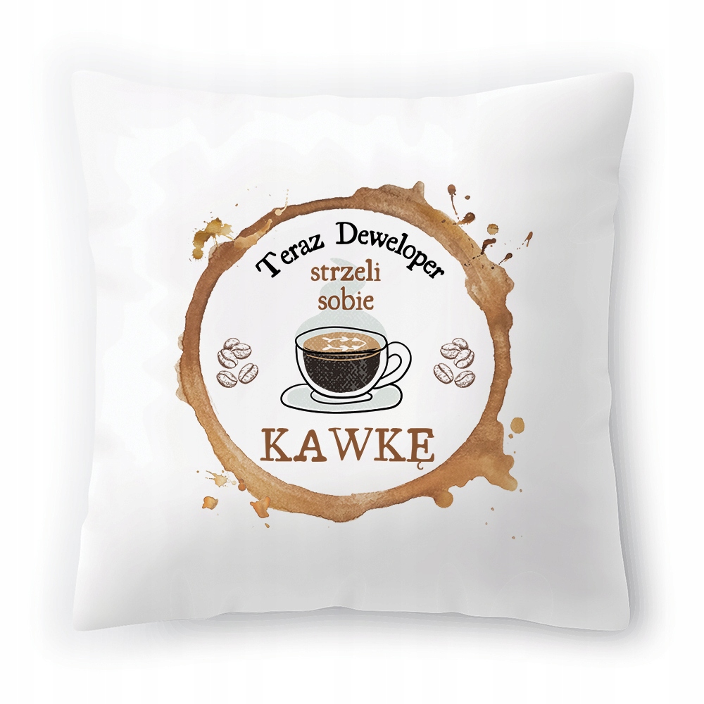 Poduszka Dla Dewelopera Na Urodziny Prezent Z Nadrukiem Ze Zdjęciem