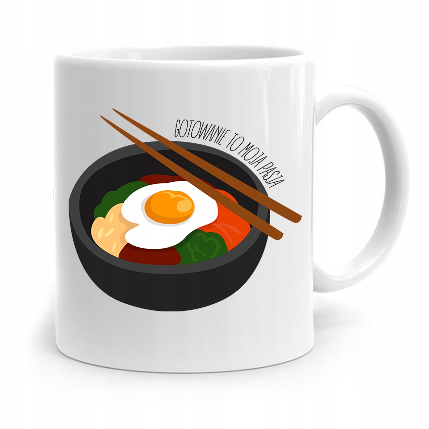 Kubek Prezent Dla Kucharza Gotowanie To Moja Pasja Z Nadrukiem Ze Zdjęciem