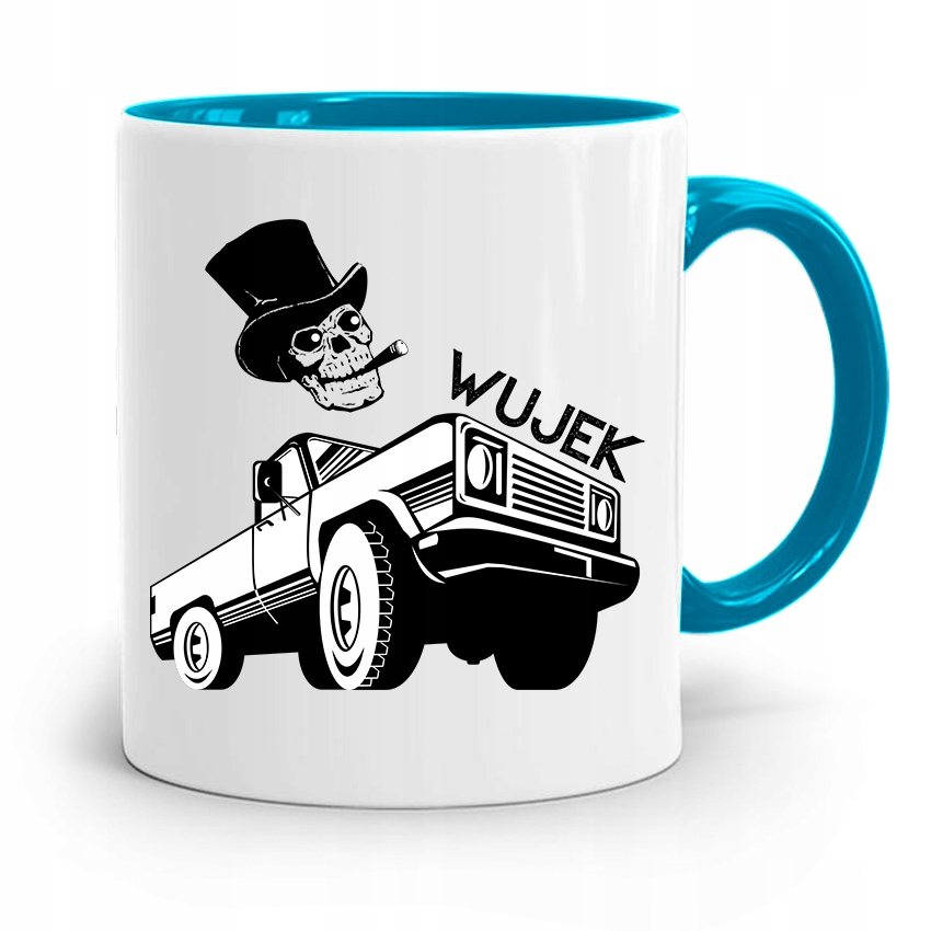 Kubek Błękitny Prezent Dla Wujka Najlepszy Wujek Z Nadrukiem Ze Zdjęciem