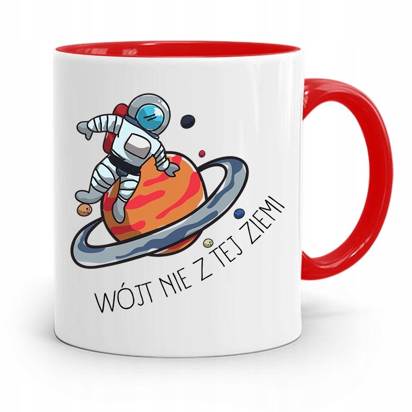 Dla Wójta Kubek Czerwony Wójt Nie Z Tej Ziemi Z Nadrukiem Ze Zdjęciem