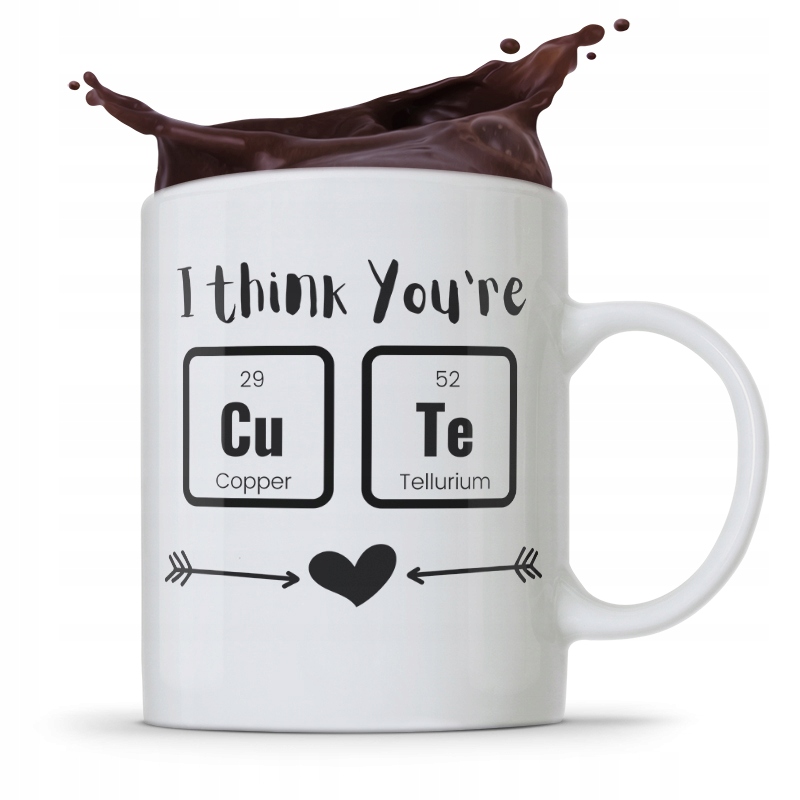 Kubek Prezent Dla Chłopaka I Think You're Cute Z Nadrukiem Ze Zdjęciem