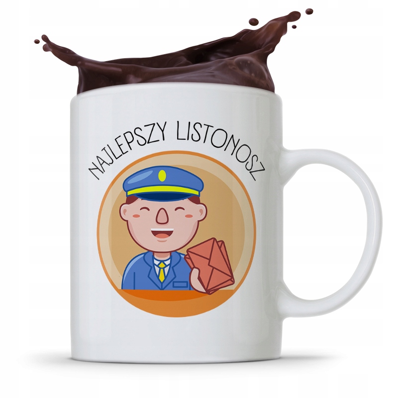 Kubek Prezent Dla Listonosza Najlepszy Listonosz Z Nadrukiem Ze Zdjęciem