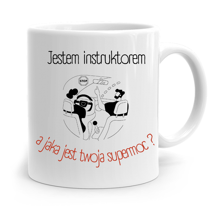 Dla Instruktora Kubek Prezent Jestem Instruktorem Z Nadrukiem Ze Zdjęciem