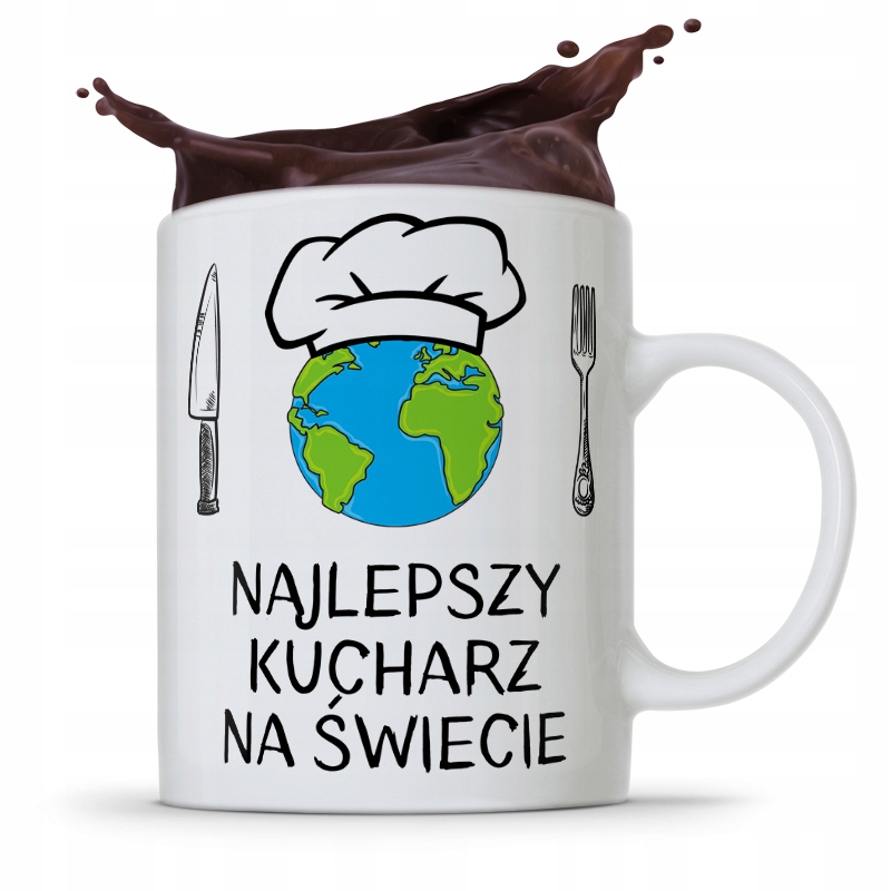 Kubek Dla Najlepszego Kucharza Kucharki Na Świecie Z Nadrukiem Ze Zdjęciem