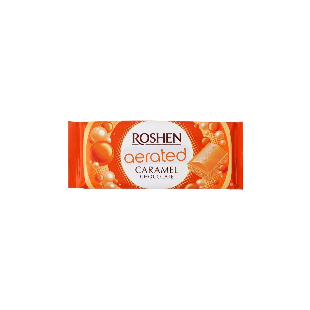 Czekolada karmelowa z bąbelkami “Roshen” 80g